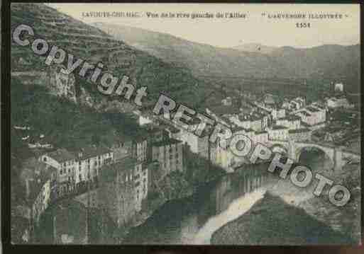 Ville de LAVOUTECHILHAC Carte postale ancienne