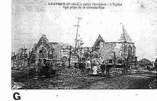 Ville de LESTREM Carte postale ancienne