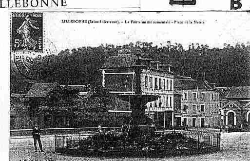 Ville de LILLEBONNE Carte postale ancienne
