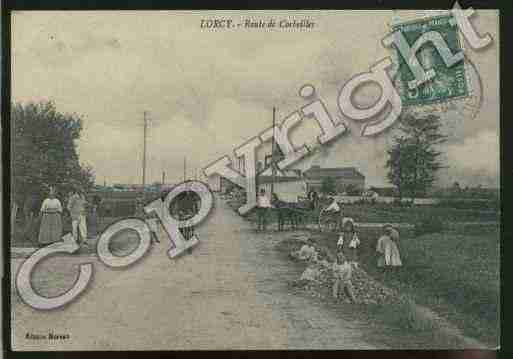 Ville de LORCY Carte postale ancienne