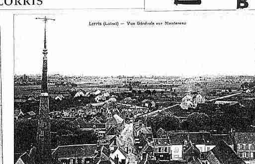 Ville de LORRIS Carte postale ancienne