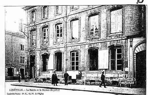 Ville de LUNEVILLE Carte postale ancienne