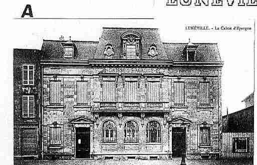 Ville de LUNEVILLE Carte postale ancienne