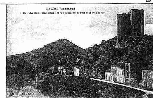 Ville de LUZECH Carte postale ancienne