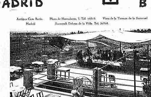 Ville de MADRID Carte postale ancienne