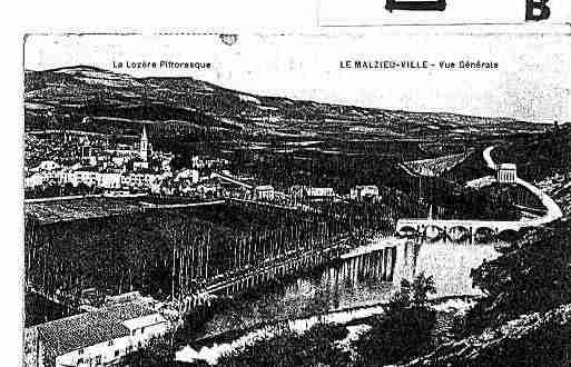 Ville de MALZIEUVILLE(LE) Carte postale ancienne