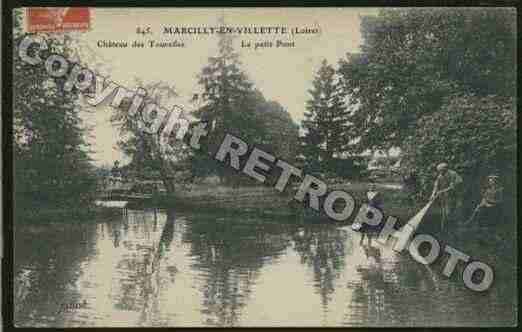 Ville de MARCILLYENVILLETTE Carte postale ancienne