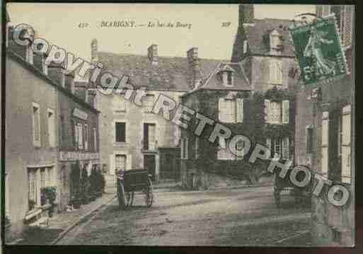 Ville de MARIGNY Carte postale ancienne