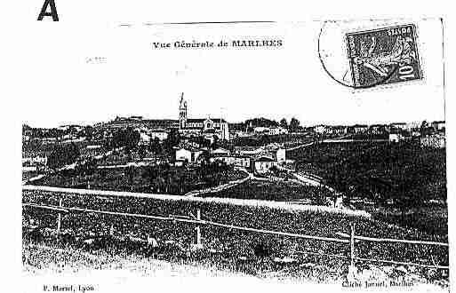 Ville de MARLHES Carte postale ancienne