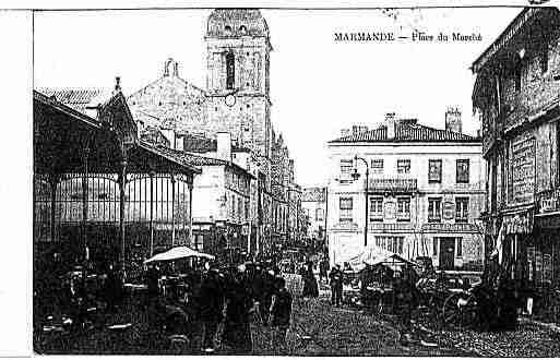 Ville de MARMANDE Carte postale ancienne