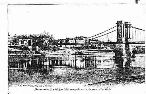 Ville de MARMANDE Carte postale ancienne