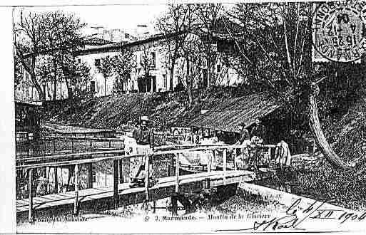 Ville de MARMANDE Carte postale ancienne