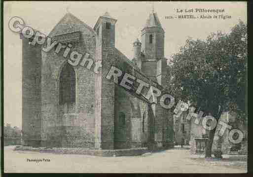 Ville de MARTEL Carte postale ancienne