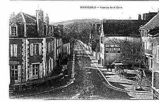 Ville de MARVEJOLS Carte postale ancienne