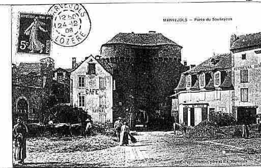 Ville de MARVEJOLS Carte postale ancienne