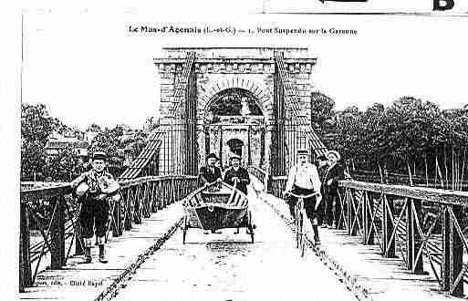 Ville de MASD\'AGENAIS(LE) Carte postale ancienne