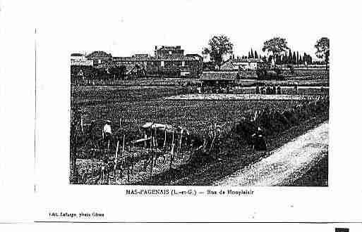 Ville de MASD\'AGENAIS(LE) Carte postale ancienne