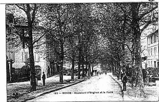 Ville de MENDE Carte postale ancienne