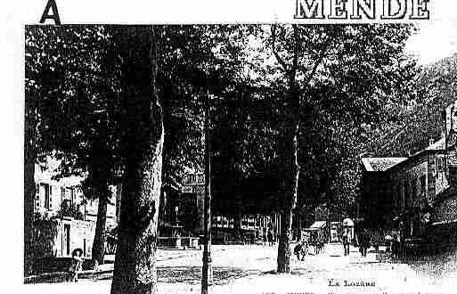 Ville de MENDE Carte postale ancienne