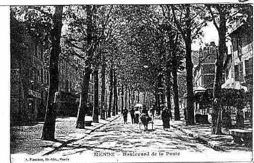 Ville de MENDE Carte postale ancienne