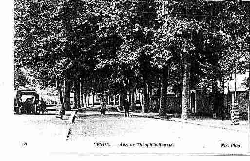 Ville de MENDE Carte postale ancienne