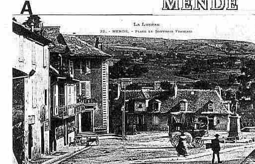 Ville de MENDE Carte postale ancienne