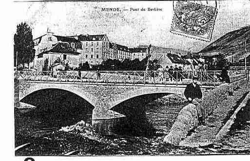 Ville de MENDE Carte postale ancienne