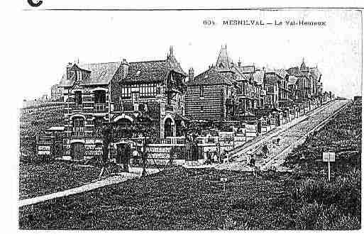 Ville de MESNILVAL Carte postale ancienne