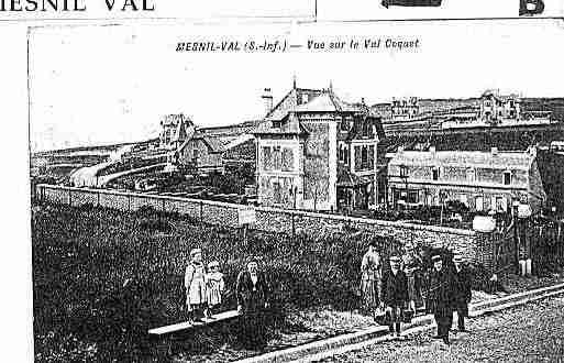 Ville de MESNILVAL Carte postale ancienne