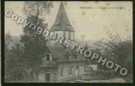 Ville de MEULERS Carte postale ancienne