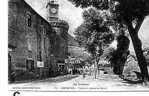 Ville de MEYRUEIS Carte postale ancienne Ville de MEYRUEIS Carte postale ancienne