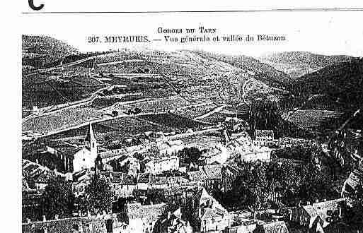 Ville de MEYRUEIS Carte postale ancienne