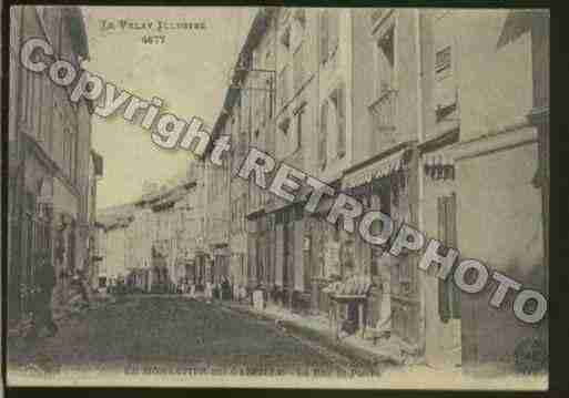 Ville de MONASTIERSURGAZEILLE(LE) Carte postale ancienne