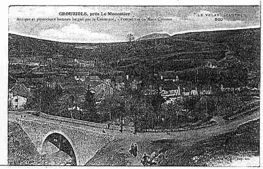 Ville de MONASTIERSURGAZEILLE(LE) Carte postale ancienne