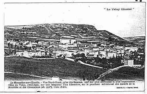 Ville de MONASTIERSURGAZEILLE(LE) Carte postale ancienne