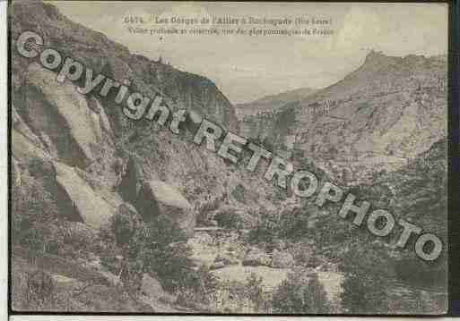 Ville de MONISTROLD\'ALLIER Carte postale ancienne