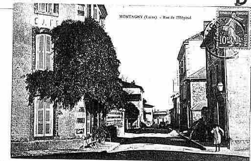 Ville de MONTAGNY Carte postale ancienne