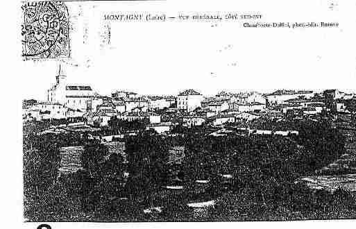 Ville de MONTAGNY Carte postale ancienne