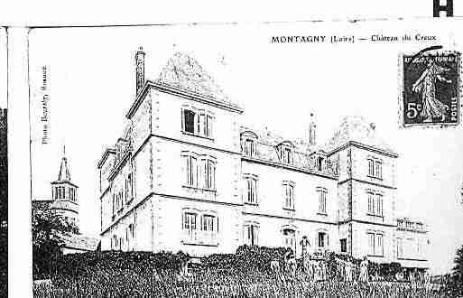 Ville de MONTAGNY Carte postale ancienne