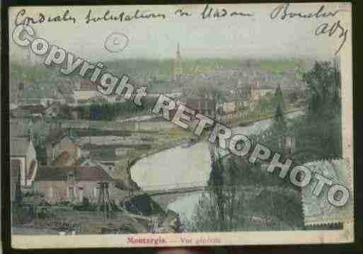 Ville de MONTARGIS Carte postale ancienne