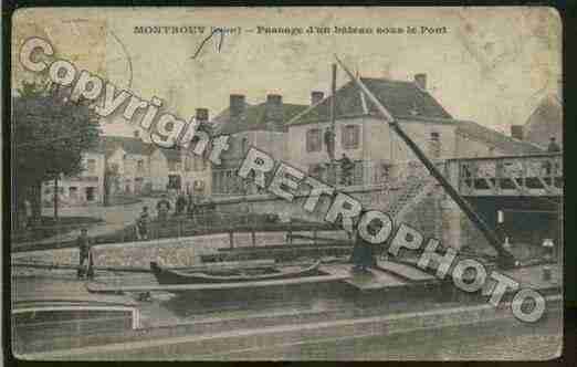 Ville de MONTBOUY Carte postale ancienne