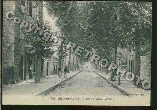 Ville de MONTBRISON Carte postale ancienne
