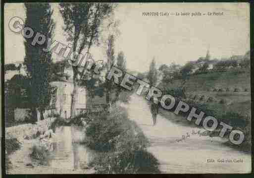 Ville de MONTCUQ Carte postale ancienne