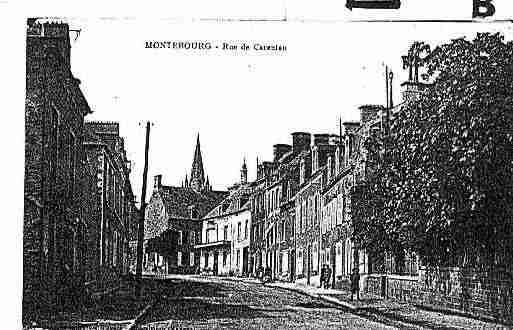 Ville de MONTEBOURG Carte postale ancienne