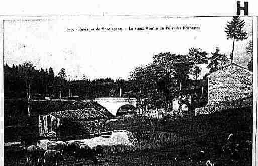 Ville de MONTFAUCONENVELAY Carte postale ancienne