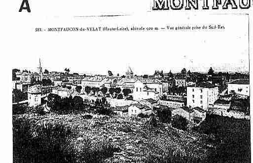 Ville de MONTFAUCONENVELAY Carte postale ancienne