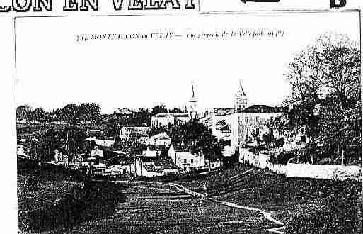 Ville de MONTFAUCONENVELAY Carte postale ancienne