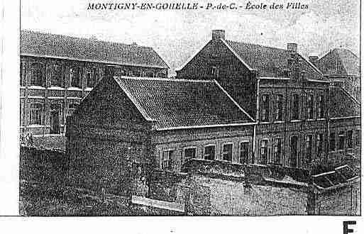 Ville de MONTIGNYENGOHELLE Carte postale ancienne
