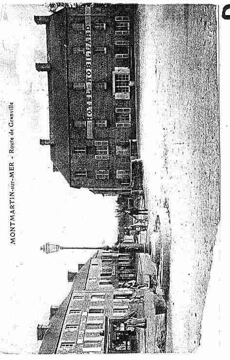 Ville de MONTMARTINSURMER Carte postale ancienne