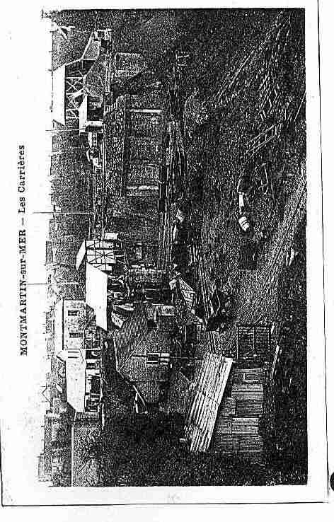 Ville de MONTMARTINSURMER Carte postale ancienne